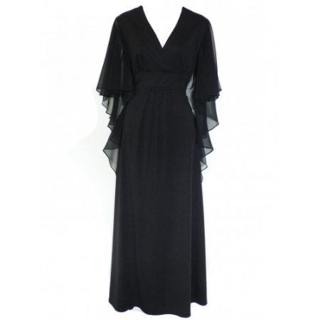 μαύρο μακρύ φορεμα | eviza.gr