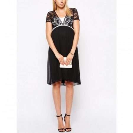 κομψό φόρεμα για τις έγκυες γυναίκες | eviza.gr